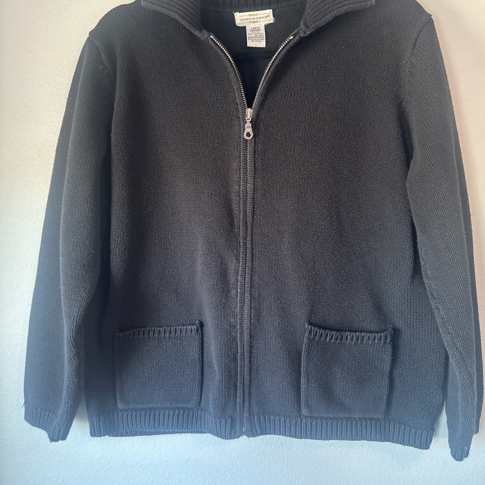 Women’s Full-Zip Sweater 100% Cotton